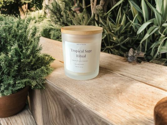 Tropical Sage Ritual — Fresh Candle