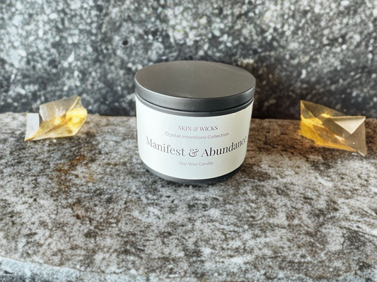 Manifest & Abundance — Intention Candle