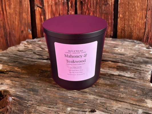Mahogany Teakwood Luxury Candle | 11 oz