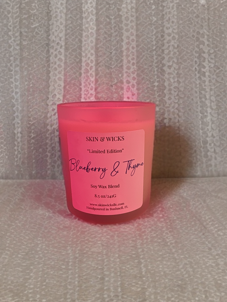 Limited Edition Blueberry & Thyme Soy Candle | 8.5 oz