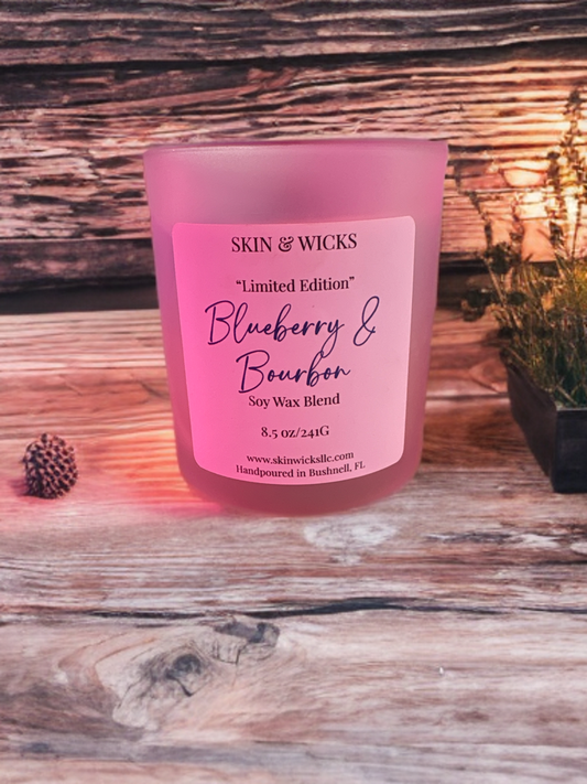 Blueberry & Bourbon Soy Candle | 8.5 oz