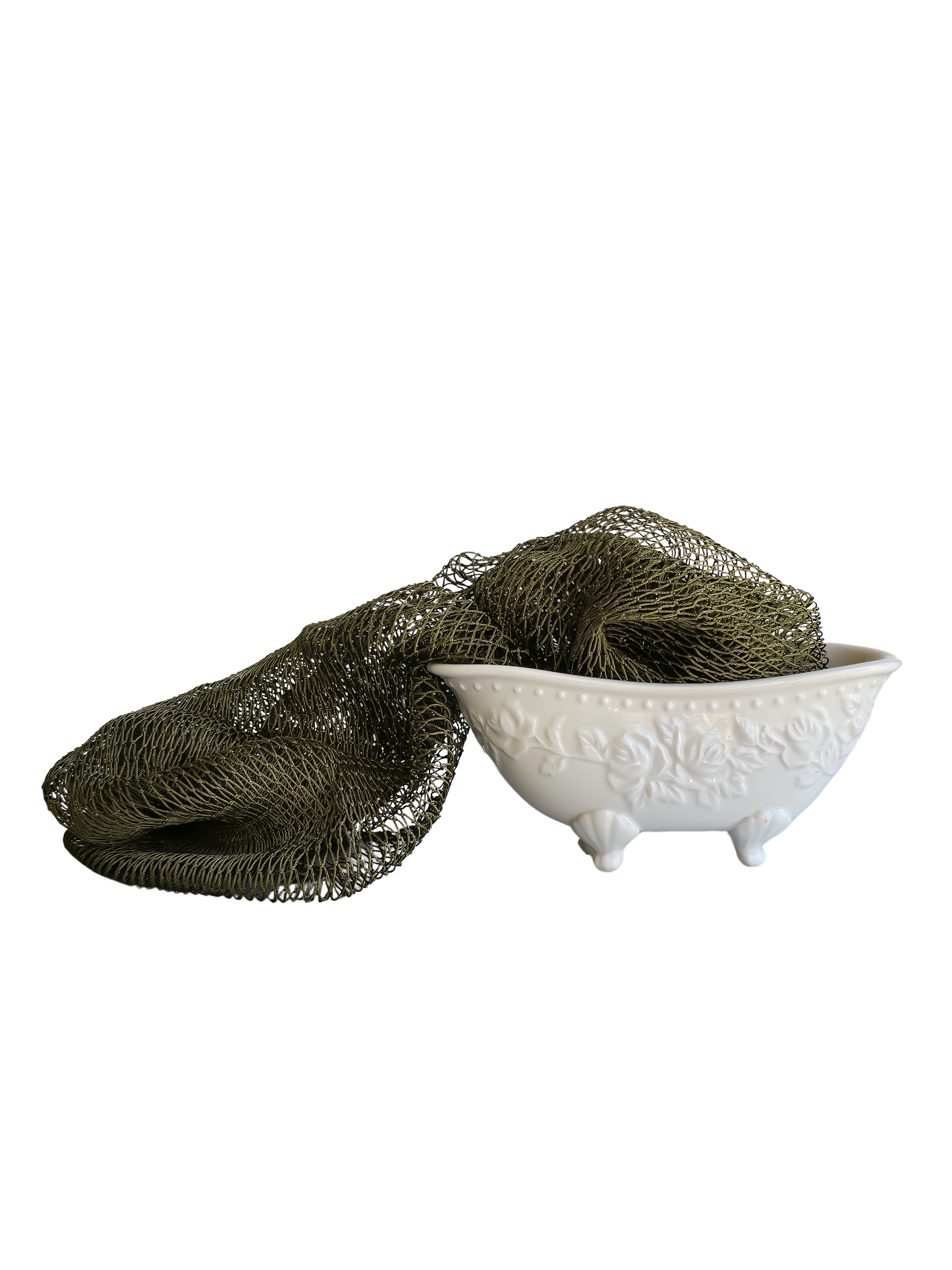 African Exfoliating Net Bath Sponge 45"