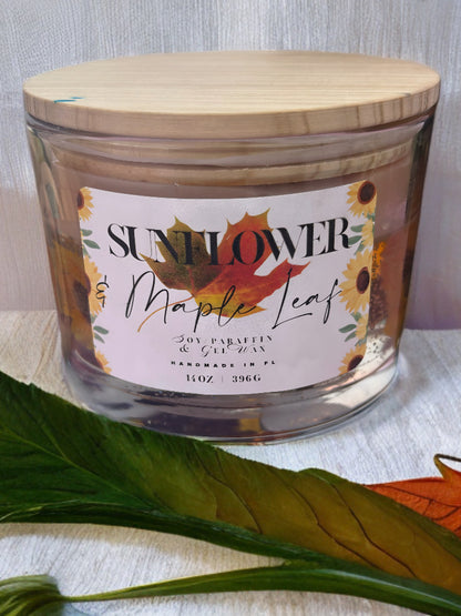 Limited Holiday Edition Maple Leaf Candle
