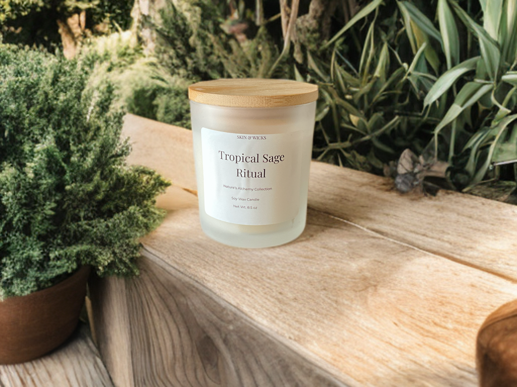 Tropical Sage Ritual — Fresh Candle
