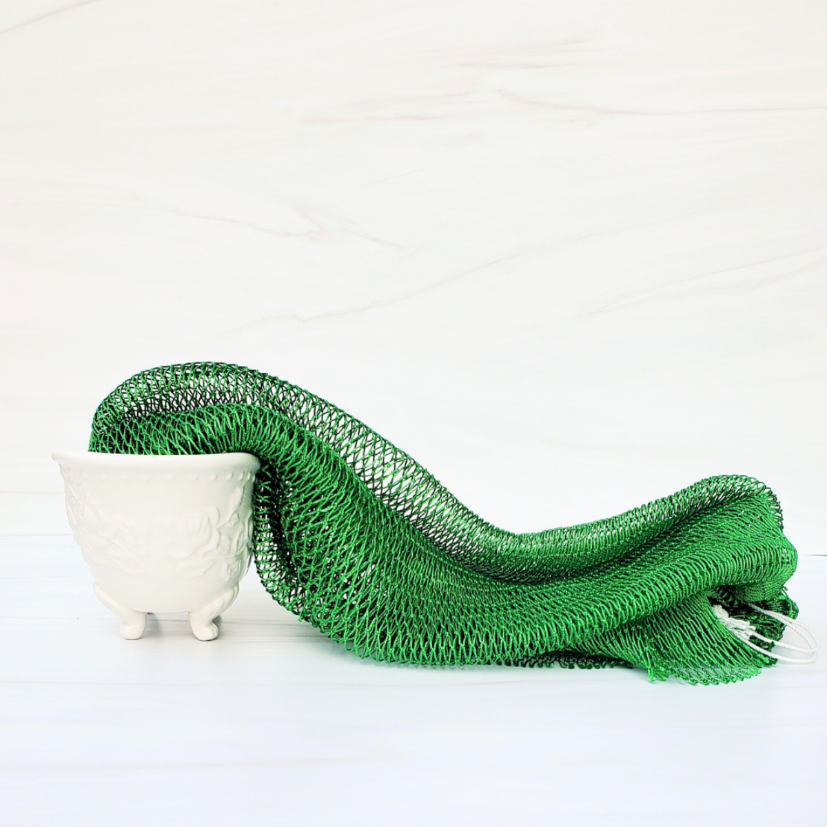 African Exfoliating Net Bath Sponge 45"