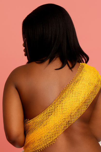 African Exfoliating Net Bath Sponge 45"