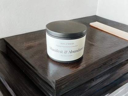 Manifest & Abundance — Intention Candle