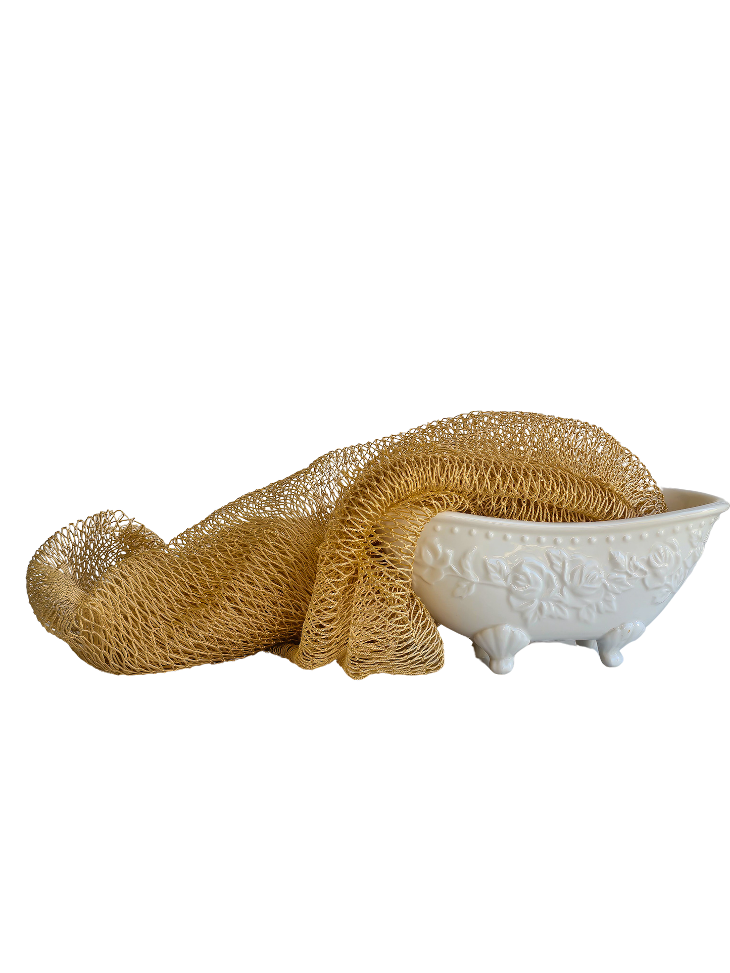 African Exfoliating Net Bath Sponge 45"