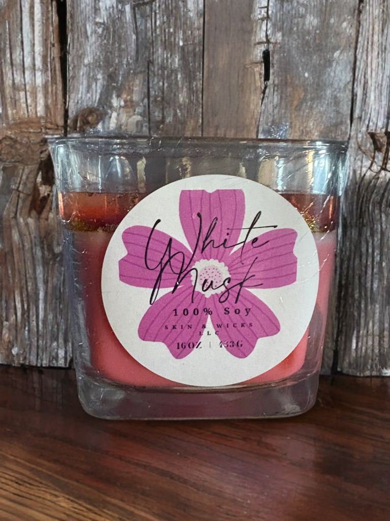 White Musk Soy Candle