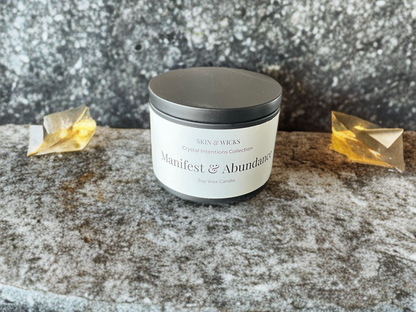 Manifest & Abundance — Intention Candle