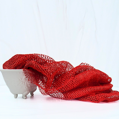 African Exfoliating Net Bath Sponge 45"