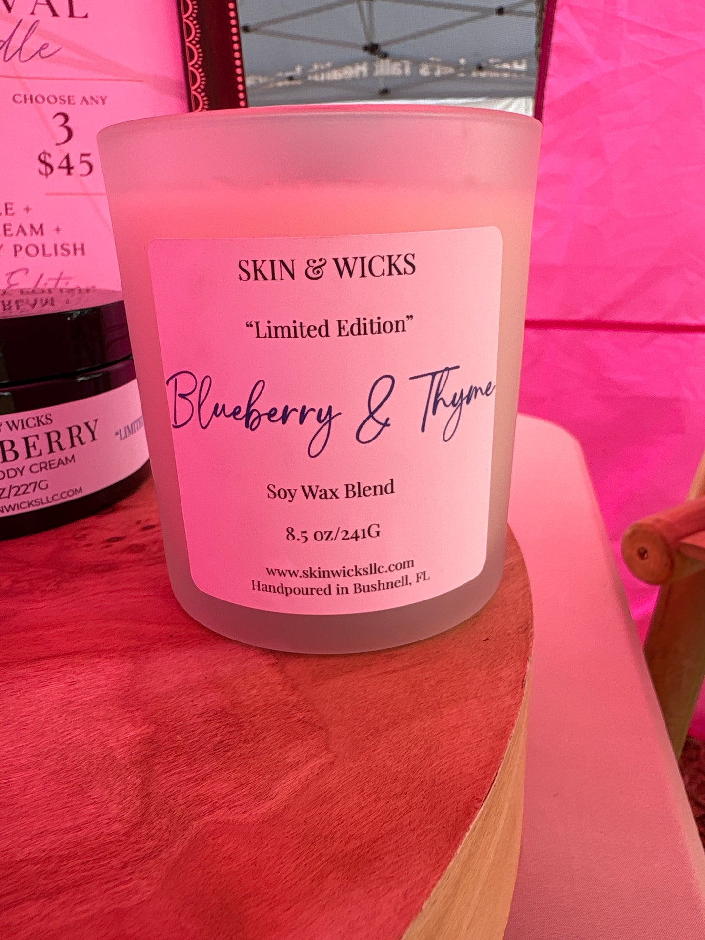 Limited Edition Blueberry & Thyme Soy Candle | 8.5 oz