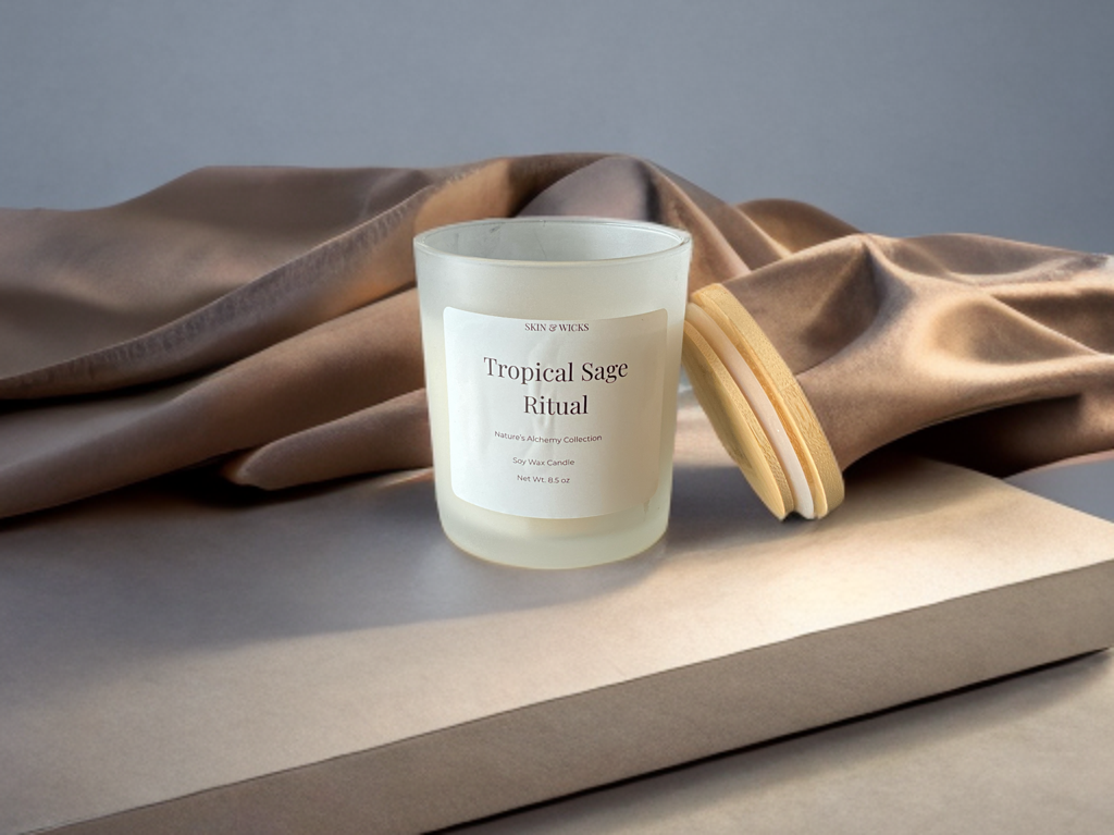 Tropical Sage Ritual — Fresh Candle