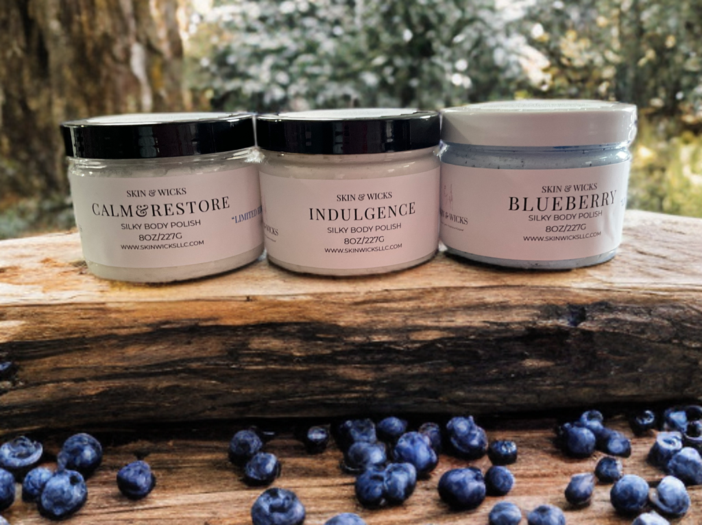Luxury Body Polish | Exfoliating Body Scrubs | Skin & Wicks