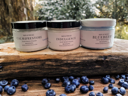 Luxury Body Polish | Exfoliating Body Scrubs | Skin & Wicks
