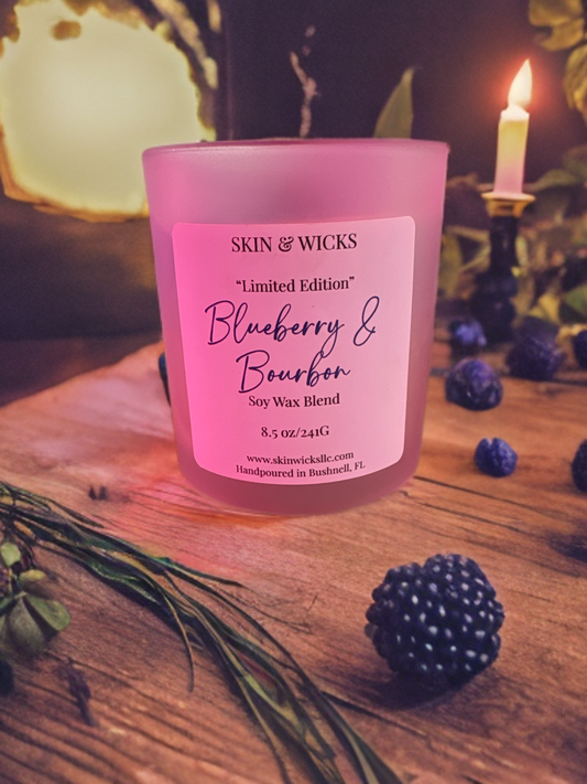 Blueberry & Bourbon Soy Candle | 8.5 oz