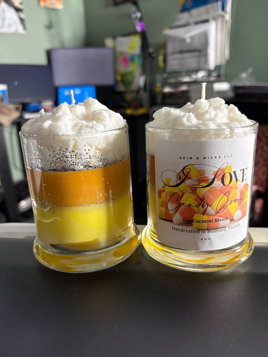 Limited Edition Candy Corn Candle