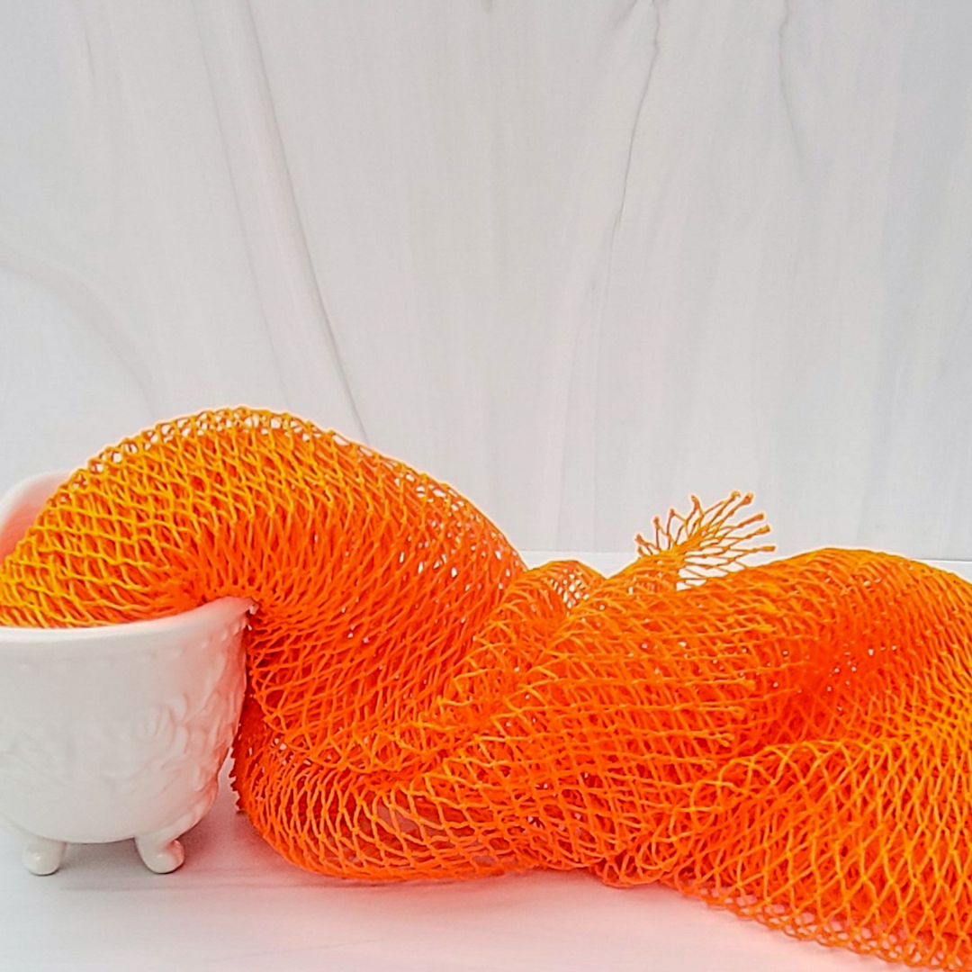 African Exfoliating Net Bath Sponge 45"